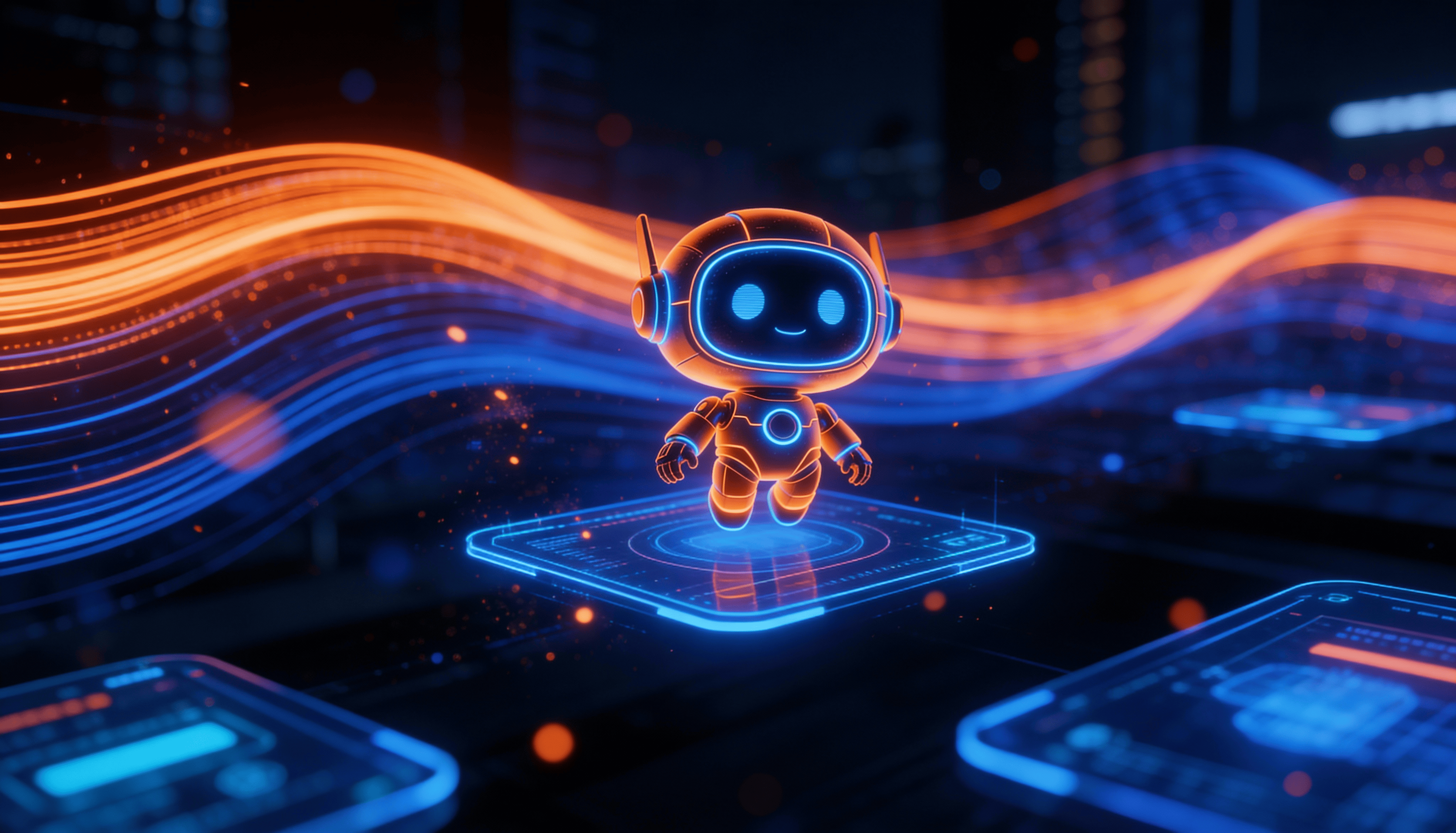 Filmmaker in warm light